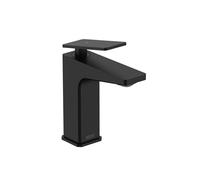 Bristan Delgado Bathroom Taps, Square Black Basin Mixer tap | DEL ES BAS BLK, Includes clicker waste, Eco Start, Bathroom sink taps, Matching bath taps available, Lifetime Cover