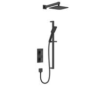 Bristan Delgado Black Concealed Dual Control Shower Pack