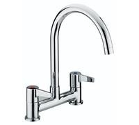 Bristan Design Utility Bridge Kitchen Tap, Chrome, DUL DSM C