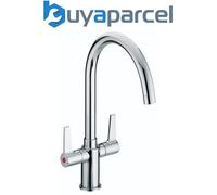 Bristan Design Utility Lever EasyFit Sink Mixer Tap Chrome Easy Fit Base Fixings