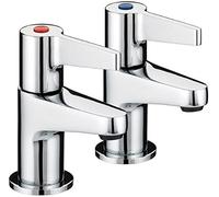 Bristan DUL 1/2 C Design Utility Lever Basin Taps - Chrome Plated