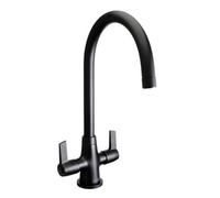 Bristan EC SNK EF BLK Echo Easyfit Mono Sink Mixer Black Twin Lever