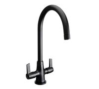 Bristan EC SNK EF BLK Echo Easyfit Mono Sink Mixer Black Twin Lever