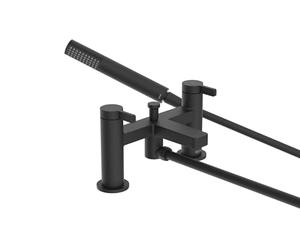 Bristan Elevar Bathroom Taps, Black Bath Shower Mixer tap | ELE BSM BLK, Modern design, Matching bathroom sink taps available, Lifetime Cover