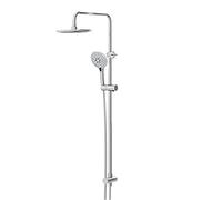 Bristan Flute Chrome Rigid Riser Kit With Diverter To Shower Handset - Flt Kit C