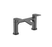Bristan Frammento Bf Gm Bath Filler Mixer Tap With Ceramic Discs Gun Metal Grey