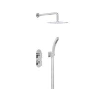 Bristan Frammento Concealed Dual Control Shower Pack 2 Chrome