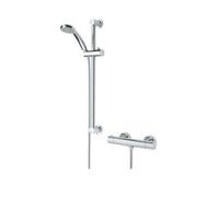 Bristan Frenzy Bar Mixer Shower Thermostatic Chrome Exposed Cool Touch Bar + Kit