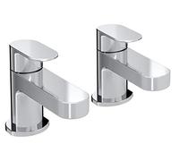 Bristan Frenzy Bathroom Taps, Chrome Pillar Basin taps | FRZ 1/2 C, Modern design, Bathroom sink taps, Matching shower and bath taps available, Lifetime Cover