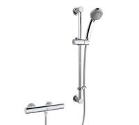 Bristan Frenzy Chrome Effect Rear Fed Thermostatic Mixer Shower & 1.5M Hose Length