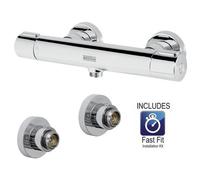 Bristan Frenzy Thermostatic Bar Mixer Shower Valve Only Cool Touch Fast Fit Kit