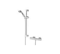 Bristan Frenzy Chrome Thermostatic Fast Easy Fit Bar Shower Valve (150 mm centres) with 3 Mode Kit (FZ SHXMMCTFF C)