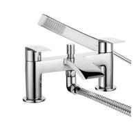Bristan Gild Bath Shower Mixer Chrome Taps Deck Mount Bathroom Tap