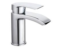 Bristan Gild Eco Start Basin Mixer with Clicker Waste and Eco Start Technology, Deck Mounted Bathroom Tap, Chrome Finish
