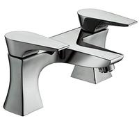 Bristan HOU BF C Hourglass Bath Filler, Chrome
