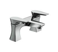 Bristan Hourglass Bath Filler Tap | Chrome | Brass | 232mm x 106mm