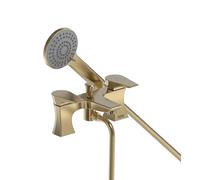 Bristan Hourglass Bath Shower Mixer Tap Brushed Brass