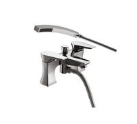 Bristan Hourglass Bath Shower Mixer Tap | Chrome | Brass | 180mm x 106mm