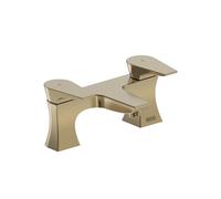 Bristan Hourglass Bathroom Taps, Brushed Brass Bath Filler tap | HOU BF BB, Modern design, Matching shower and bathroom sink taps available, Lifetime Cover