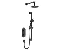 Bristan Hourglass Black Concealed Dual Control Shower Pack Hourglass Blk Shwr Pk