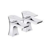 Bristan Hourglass Chrome Plated Bath Taps Hou 3/4 C