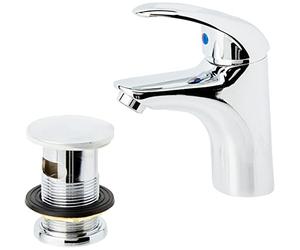 Bristan J Bas C Java Basin Mixer with Clicker Waste