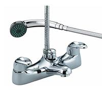 Bristan J BSM C Java Deck Mounted Bath Shower Mixer - Glee White
