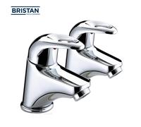 Bristan Java Designer Basin Pillar Taps Chrome - J 1/2 C - RRP £149