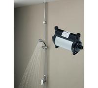 Bristan Jute Thermostatic Ceiling Fed Surface Mounted Mixer Shower Valve + Pump