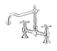 Bristan Kitchen Tap Sink Mixer Colonial Bridge Surface Mounted 180x235x225 mm