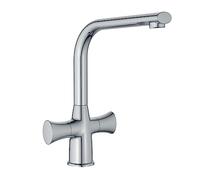 Bristan KU SNK C Kurve Monobloc Sink Mixer Mono Kitchen, Chrome Plated