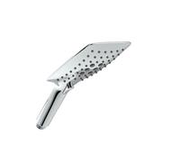 Bristan Large Square 3 Function Push Buttonm Shower Handset | Chrome | ABS | 100mm x 253mm