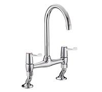 Bristan VAL2 BRDSM C CD Value Deck & Bridge Sink Mixers, Chrome