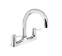 Bristan Lever Ceramic Disc Deck 2TH Sink Mixer 3" Chrome