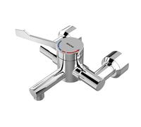 Bristan Light Commercial TMV3 Thermostatic Wall Mounted Mixer Tap - Chrome
