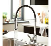 Bristan Liquorice Monobloc Kitchen Mixer Tap Modern Single Lever Pull-Out Chrome