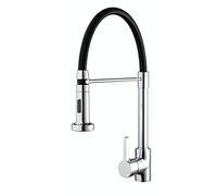 Bristan LQR PROSNK C Liquorice Professional Kitchen Sink Mixer Tap with Pull Out Hose and Spray Function, Chrome