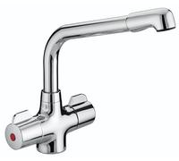 Bristan MH SNK EF C Manhattan Easyfit Kitchen Sink Mixer Tap with Swivel Spout, Chrome