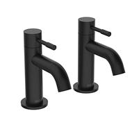Bristan Mila Bath Pillar Taps Black (MI 3/4 BLK)