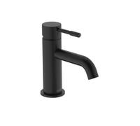 Bristan Mila Basin Mixer Tap with Clicker Waste Black (MI BAS BLK)