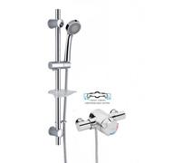 Bristan Mini OPAC Exposed Thermostatic Mini Mixer Shower Valve + Kit 110mm 130mm