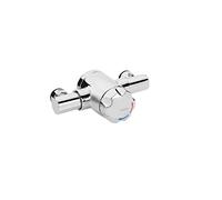 Bristan MINI2 TS1203 EH C Commercial Exposed Mini Valve with Handwheel Mixer Shower, Chrome