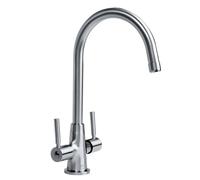 Bristan MZ SNK EF BN Monza Easyfit Kitchen Sink Mixer Tap with Swivel Spout, Brushed Nickel