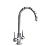 Bristan MZ SNK EF BN Monza Easyfit Kitchen Sink Mixer Tap with Swivel Spout, Brushed Nickel