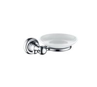 Bristan 1901 Wall Mounted Soap Dish | Chrome | Brass | 143mm x 50mm x 113mm