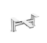 Bristan Napoli Bath Filler with Ceramic Disc Valves, Deck Mounted, Chrome Finish