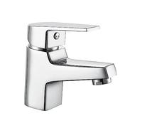 Bristan Niva Bathroom Taps, Chrome Basin Mixer tap | NVA BAS C, Modern design, Includes clicker waste, Bathroom sink taps, Matching bath taps available, Lifetime Cover