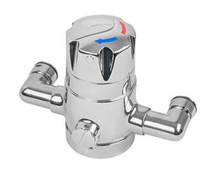 Bristan OP TS1503 EH C Commercial Exposed Shower Valve with Handwheel Mixer, Chrome