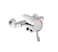 Bristan OP TS1503 EL C Quality Thermostatic Exposed Shower Valve Lever Gummers Easy Fit Commercial Domestic Tap Lever - Chrome