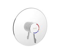 Bristan OP TS3650 CL C Opac Concealed Shower Valve with Lever Handle Mixer, Chrome Plated